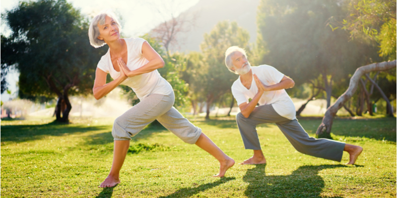 sport et retraite yoga