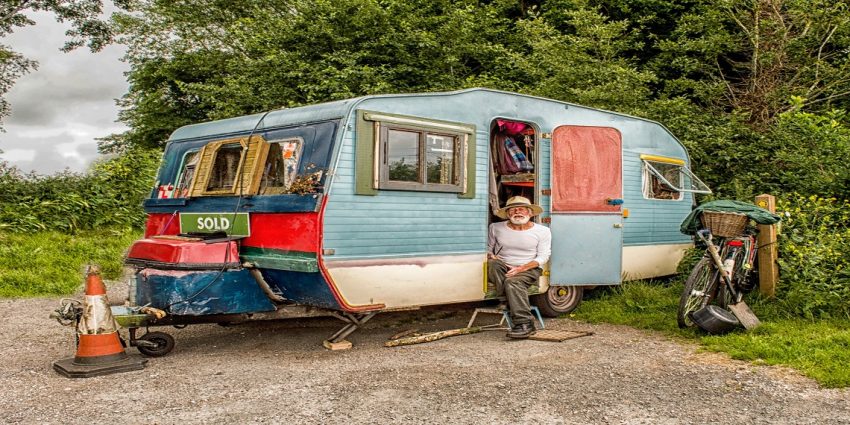 Vieux camping-car