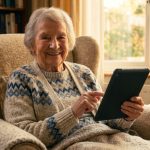 Tablette simplifiée pour senior