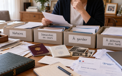 Comment trier les papiers d’un parent décédé sans rien perdre ?